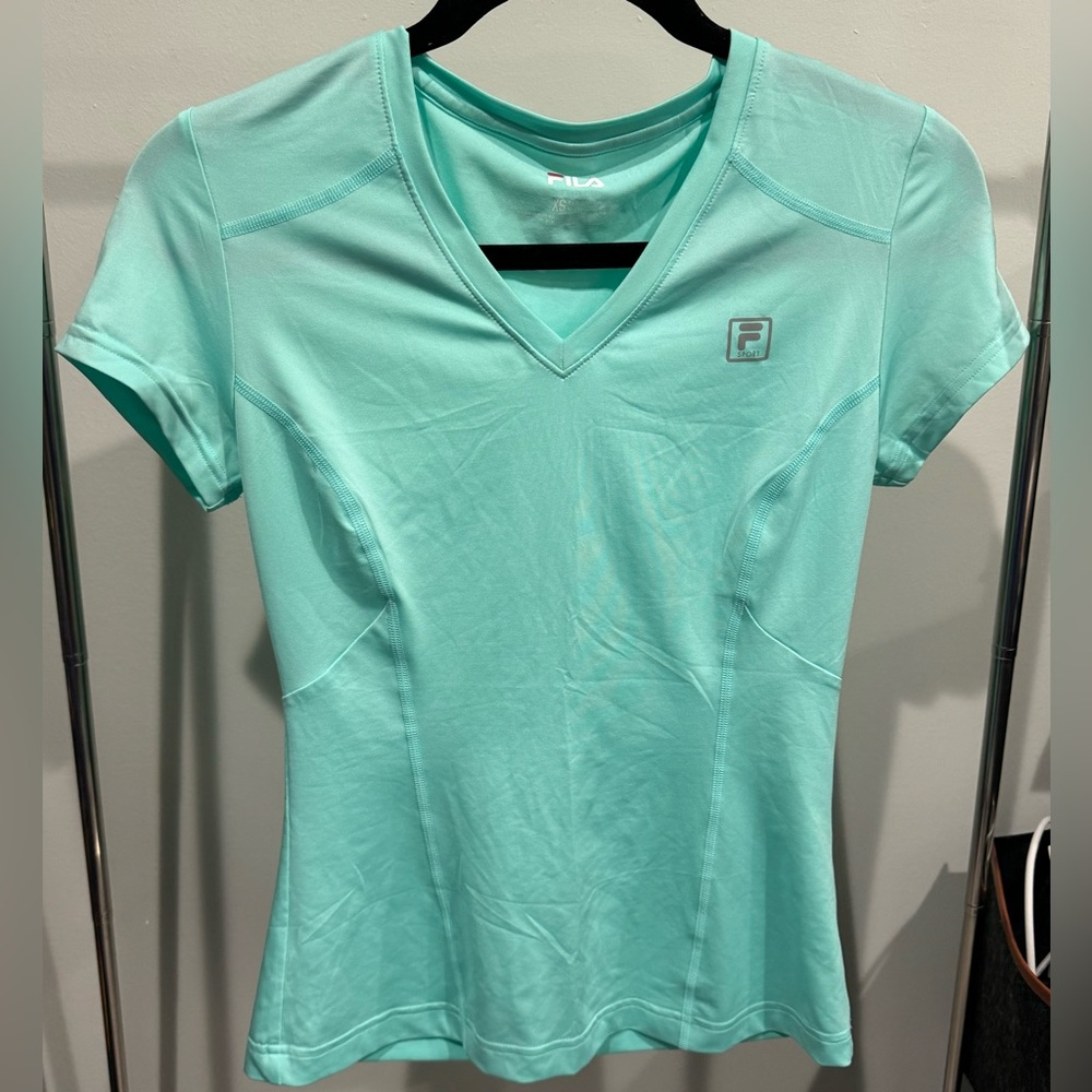 Fila Sport Women’s Mint Green T-Shirt Size Extra Small